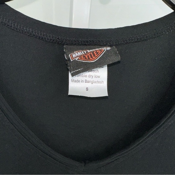 Harley Davidson Women’s Cherohala Skyway Tellico Plains Black T Shirt Size S - Picture 2 of 6